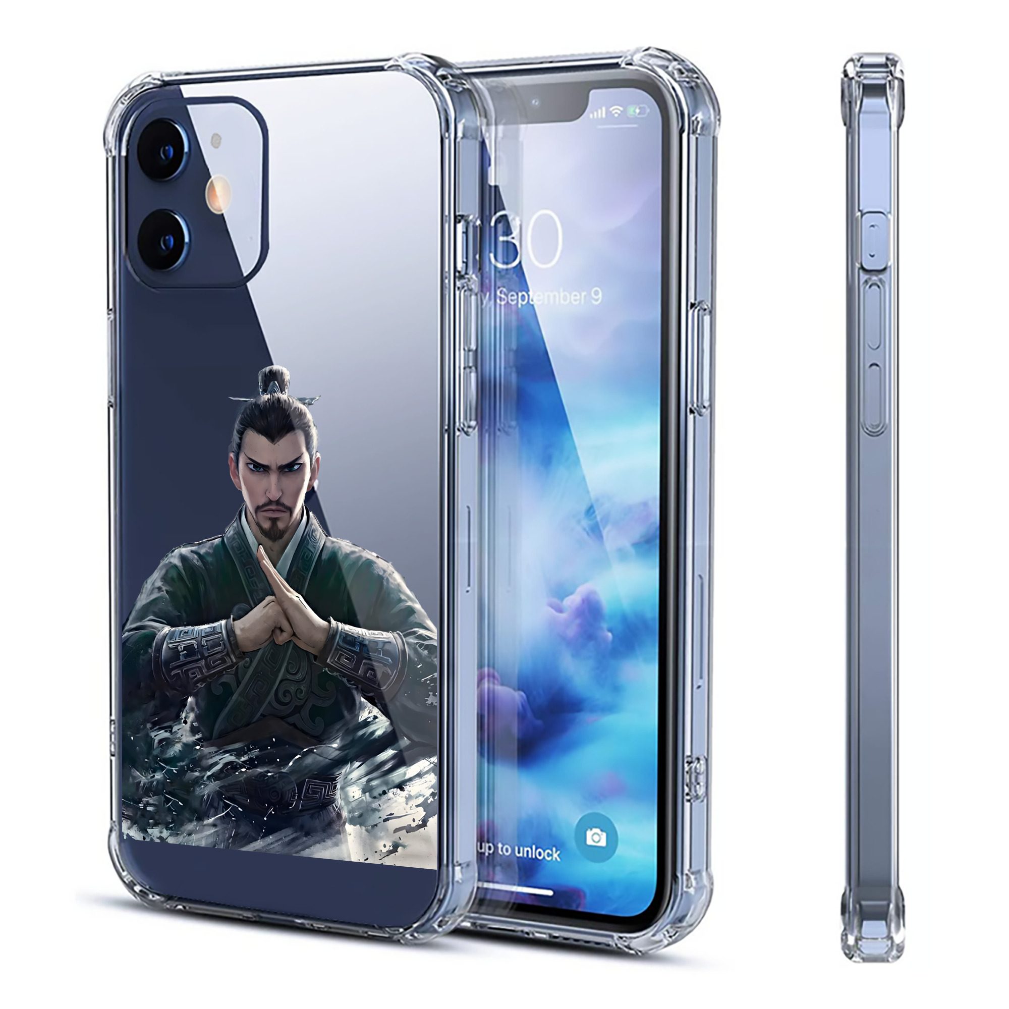 （画像用） Ne Zha 2 ナタ 魔童の大暴れ 【iPhone 12シリーズ対応】透明スマホケース（クリアソフトケース）
